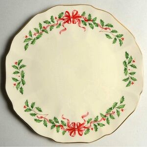 Lenox Holiday Cake Plate